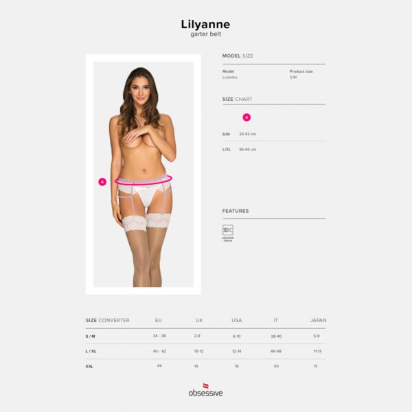 LIGUERO LILYANNE OBSESSIVE BLANCO - Imagen 5