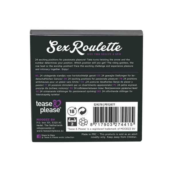 JUEGO SEX ROULETTE KAMASUTRA NL-DE-EN-FR-ES-IT-PL-RU-SE-NO - Imagen 4