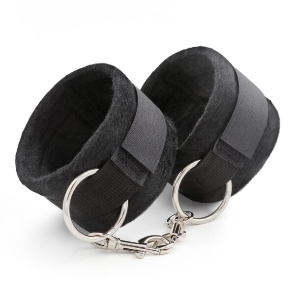 ESPOSAS DE VELCRO TOUGH LOVE CON CADENA DE 40CM EXTRA CRUSHIOUS NEGRAS