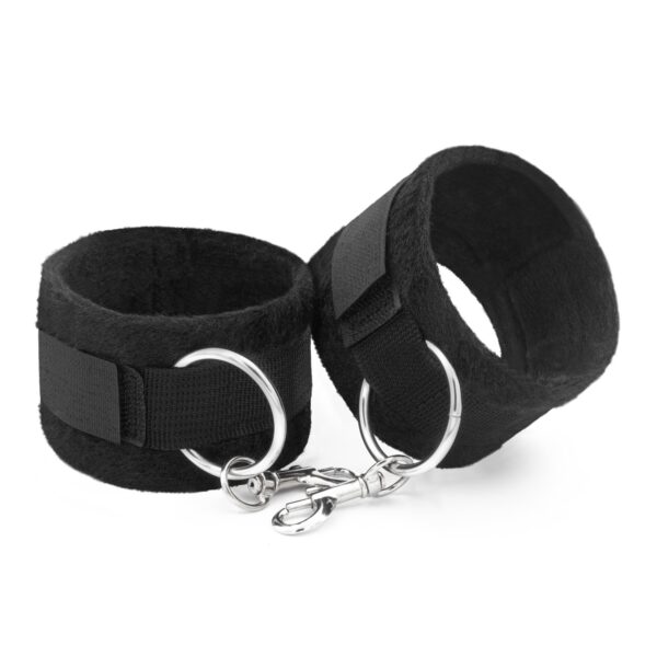 ESPOSAS DE VELCRO TOUGH LOVE CON CADENA DE 40CM EXTRA CRUSHIOUS NEGRAS - Imagen 5