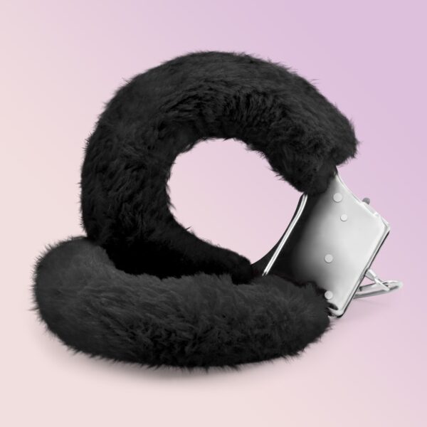 ESPOSAS DE FELPA LOVE CUFFS CRUSHIOUS NEGRAS - Imagen 6