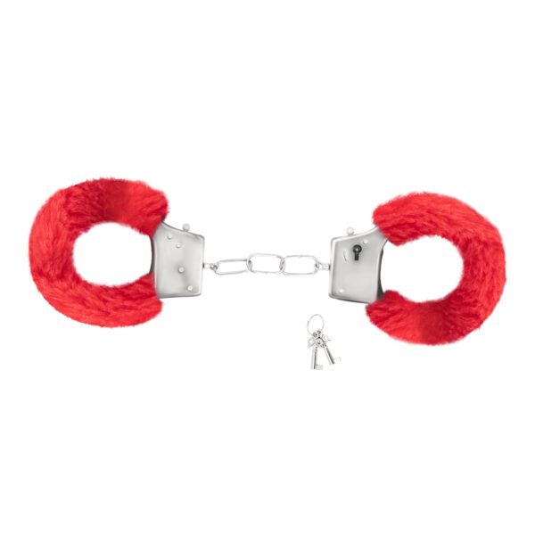 ESPOSAS DE FELPA LOVE CUFFS CRUSHIOUS ROJAS - Imagen 3