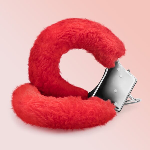 ESPOSAS DE FELPA LOVE CUFFS CRUSHIOUS ROJAS - Imagen 6