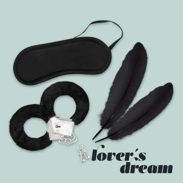 KIT DE ESCLAVITUD LOVER'S DREAM CRUSHIOUS NEGRO - Imagen 7