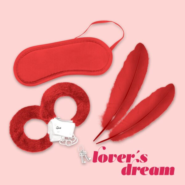 KIT DE ESCLAVITUD LOVER'S DREAM CRUSHIOUS ROJO - Imagen 7
