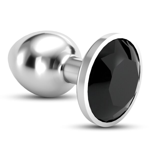 PLUG ANAL JOYA BIJOU NEGRO MEDIANO CRUSHIOUS CON BOLSA ATERCIOPELADA GRATIS - Imagen 4