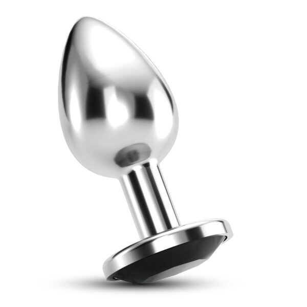 PLUG ANAL JOYA BIJOU NEGRO MEDIANO CRUSHIOUS CON BOLSA ATERCIOPELADA GRATIS - Imagen 5