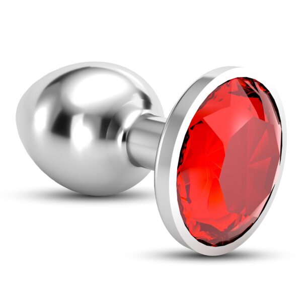 PLUG ANAL JOYA BIJOU ROJO GRANDE CRUSHIOUS CON BOLSA ATERCIOPELADA GRATIS - Imagen 5
