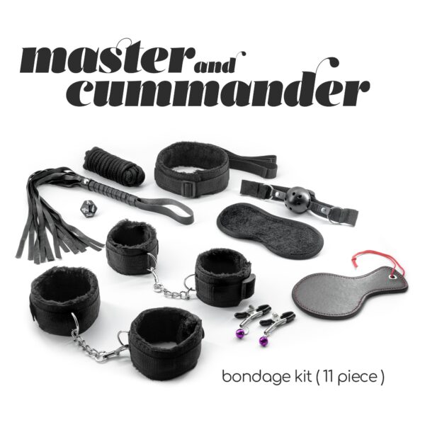 KIT BONDAGE MASTER & CUMMANDER CON 11 PIEZAS CRUSHIOUS - Imagen 18