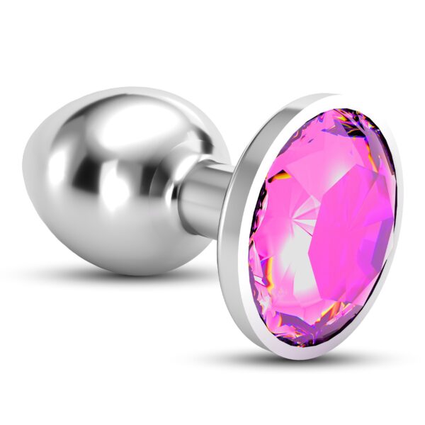 PLUG ANAL JOYA BIJOU ROSA GRANDE CRUSHIOUS CON BOLSA ATERCIOPELADA GRATIS - Imagen 5