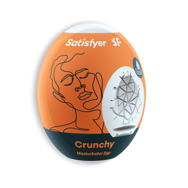 MASTURBADOR MASTURBATOR EGG CRUNCHY SATISFYER - Imagen 3