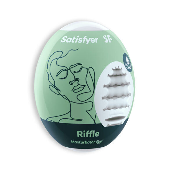 MASTURBADOR MASTURBATOR EGG RIFFLE SATISFYER - Imagen 3