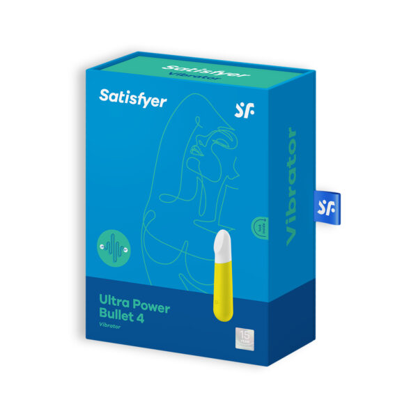 BALA VIBRADORA ULTRA POWER BULLET 4 SATISFYER AMARILLO - Imagen 6