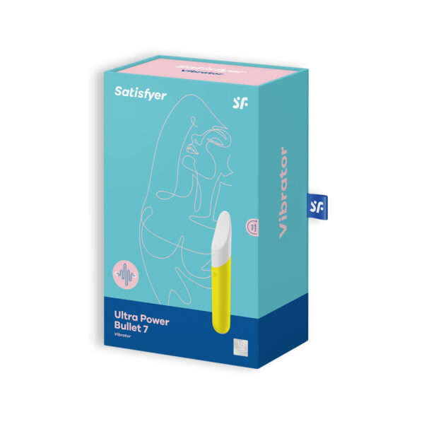 BALA VIBRADORA ULTRA POWER BULLET 7 SATISFYER AMARILLO - Imagen 7