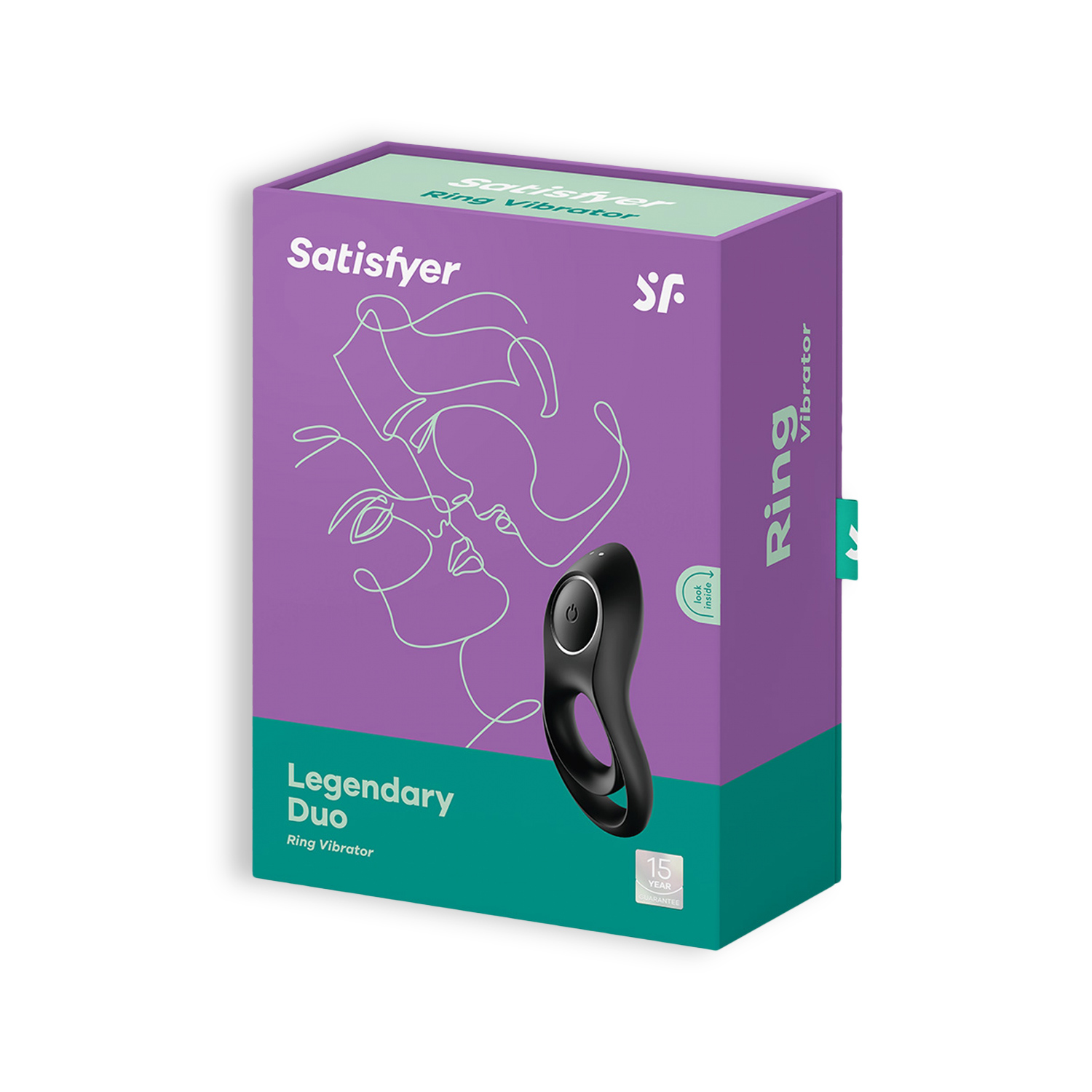 ANILLO VIBRADOR LEGENDARY DUO SATISFYER NEGRO - Imagen 6