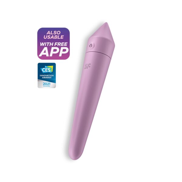 BALA VIBRADORA ULTRA POWER BULLET 8 CON APP SATISFYER LILA - Imagen 7