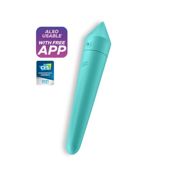 BALA VIBRADORA ULTRA POWER BULLET 8 CON APP SATISFYER TURQUESA - Imagen 7