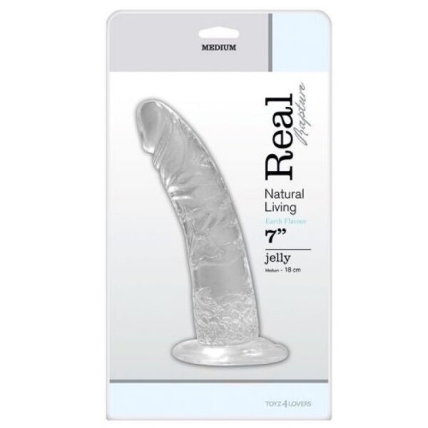 PENE REAL RAPTURE EARTH FLAVOUR 7'' TRANSPARENTE - Imagen 3