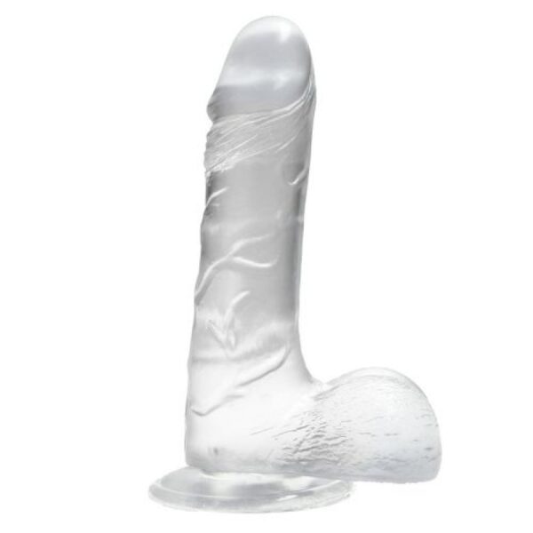 PENE REAL RAPTURE FIRE PASSION 8'' TRANSPARENTE - Imagen 5