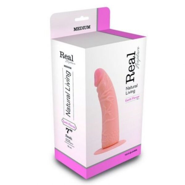 PENE REALÍSTICO REAL RAPTURE EARTH FLAVOUR 7'' BLANCO - Imagen 3