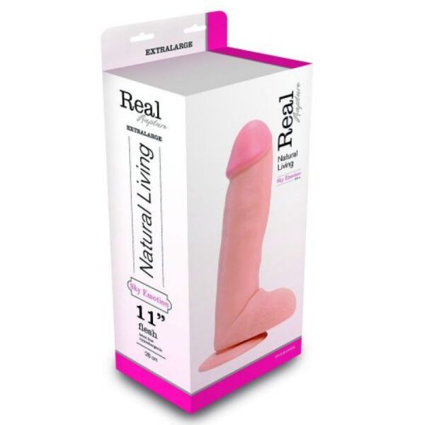 PENE REALÍSTICO REAL RAPTURE SKY EMOTION 11'' BLANCO - Imagen 3