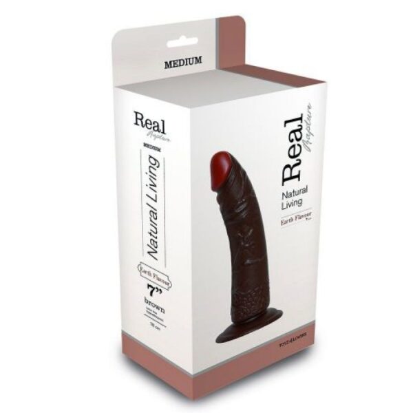 PENE REALÍSTICO REAL RAPTURE EARTH FLAVOUR 7'' NEGRO - Imagen 3