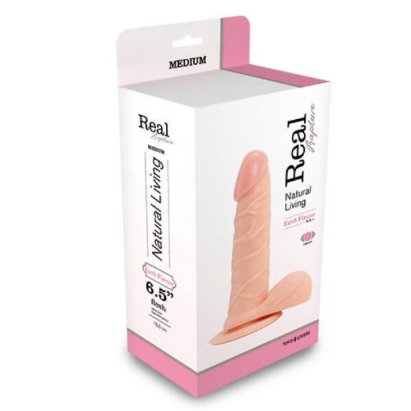 VIBRADOR REALÍSTICO REAL RAPTURE EARTH FLAVOUR 6.5'' BLANCO - Imagen 3