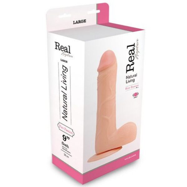 VIBRADOR REALÍSTICO REAL RAPTURE FIRE PASSION 9'' BLANCO - Imagen 3