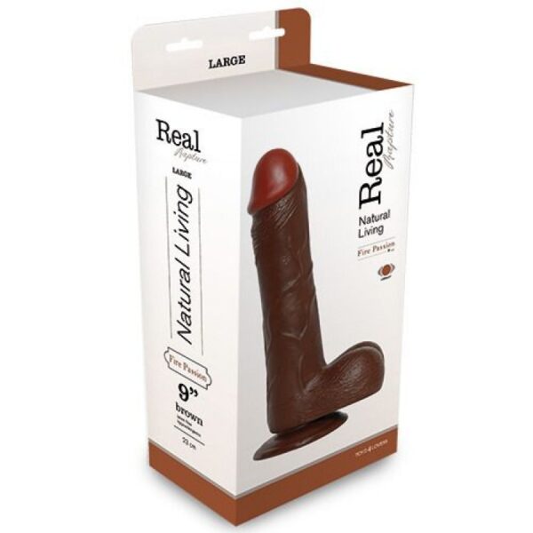 VIBRADOR REALÍSTICO REAL RAPTURE FIRE PASSION 9'' NEGRO - Imagen 3