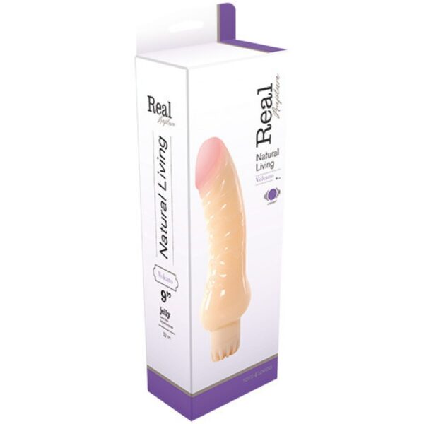 VIBRADOR JELLY REAL RAPTURE VOLCANO 9'' - Imagen 3