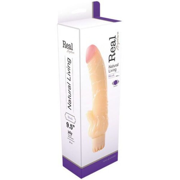 VIBRADOR JELLY REAL RAPTURE SHOCK 9.5'' - Imagen 3