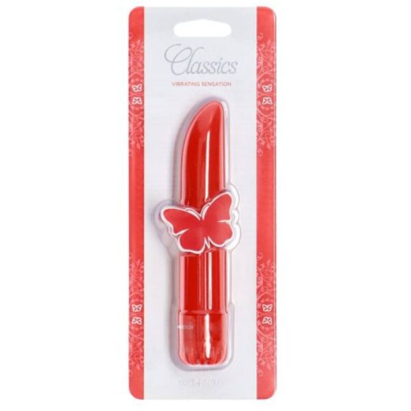 VIBRADOR CLASSICS ROJO PEQUEÑO - Imagen 3