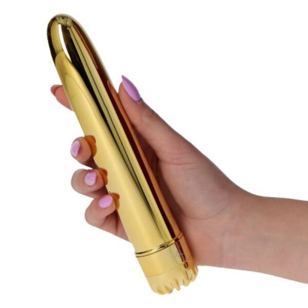 VIBRADOR CLASSICS DORADO GRANDE - Imagen 5