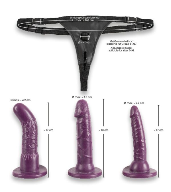 STRAP-ON CON 3 PENES BAD KITTY - Imagen 6