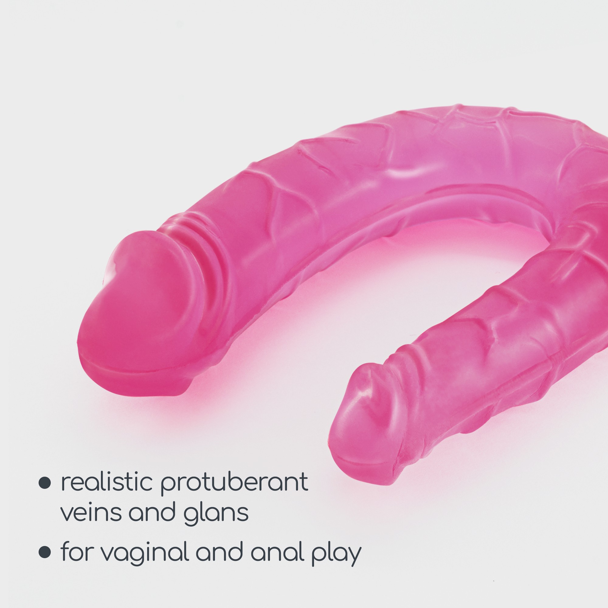 DEEP DIVER DILDO DOBLE CON LUBRICANTE ANAL 50ML CRUSHIOUS ROSA - Imagen 7
