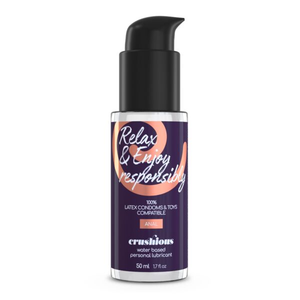 DEEP DIVER DILDO DOBLE CON LUBRICANTE ANAL 50ML CRUSHIOUS MORADO - Imagen 5