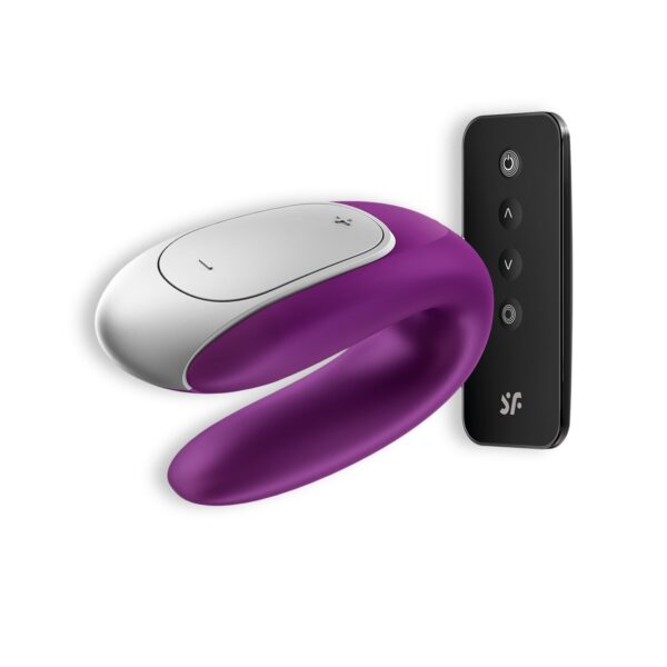 VIBRADOR DOUBLE FUN CON APP SATISFYER MORADO - Imagen 8