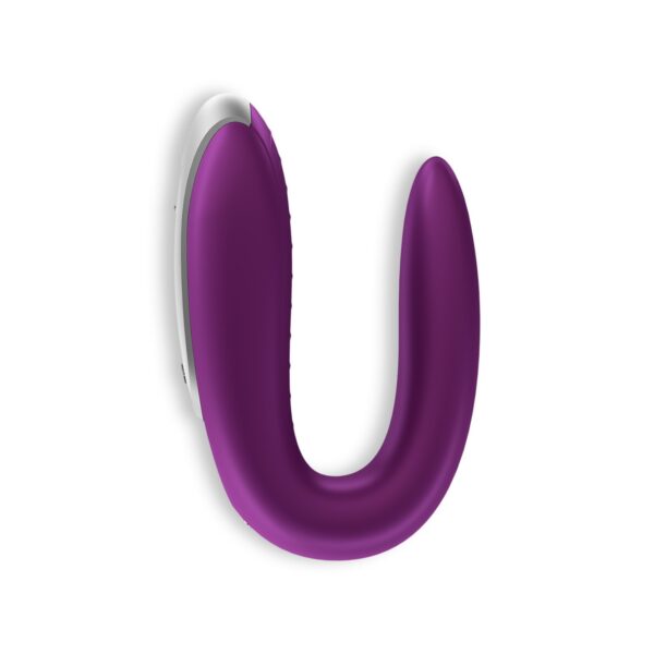 VIBRADOR DOUBLE FUN CON APP SATISFYER MORADO - Imagen 5