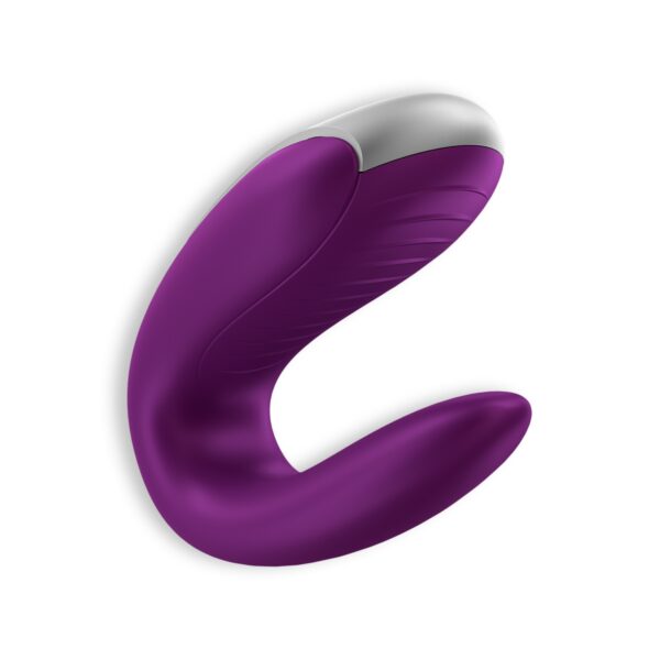 VIBRADOR DOUBLE FUN CON APP SATISFYER MORADO - Imagen 6