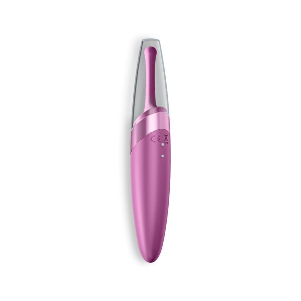 VIBRADOR TWIRLING DELIGHT SATISFYER BURDEOS - Imagen 3