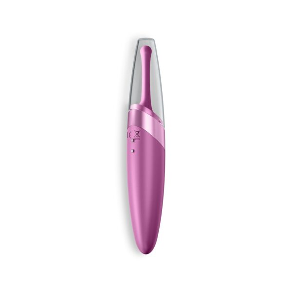 VIBRADOR TWIRLING DELIGHT SATISFYER BURDEOS - Imagen 4