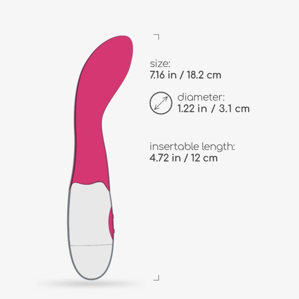 VIBRADOR TWIGLIE CON LUBRICANTE DE BASE AGUA INCLUIDO CRUSHIOUS - Imagen 9