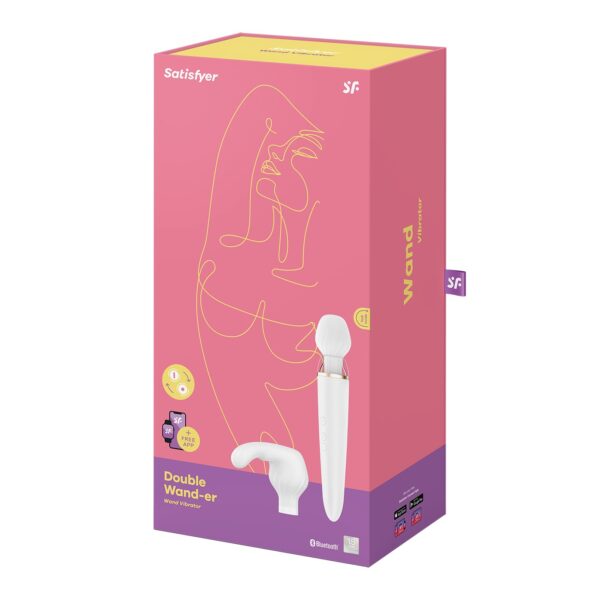 MASAJEADOR DOUBLE WAND-ER CON APP SATISFYER - Imagen 11