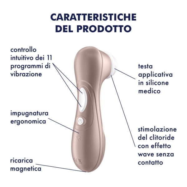 ESTIMULADOR DEL CLÍTORIS RECARGABLE SATISFYER PRO 2 GENERATION 2 - Imagen 16