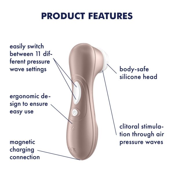 ESTIMULADOR DEL CLÍTORIS RECARGABLE SATISFYER PRO 2 GENERATION 2 - Imagen 17