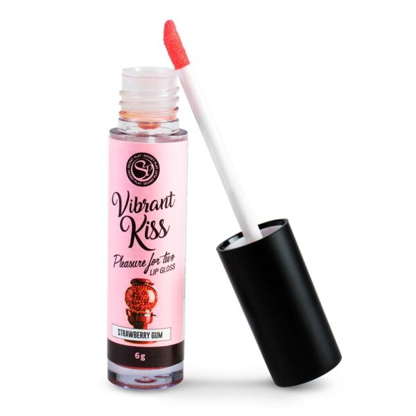 LIP GLOSS DE CHICLE DE FRESA VIBRANT KISS 6GR - Imagen 3