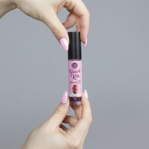 LIP GLOSS DE CHICLE DE FRESA VIBRANT KISS 6GR - Imagen 4