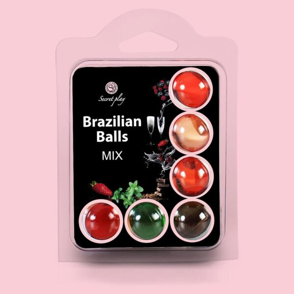 BOLAS LUBRICANTES BESABLES BRAZILIAN BALLS MULTISABORES 6 x 4GR - Imagen 11