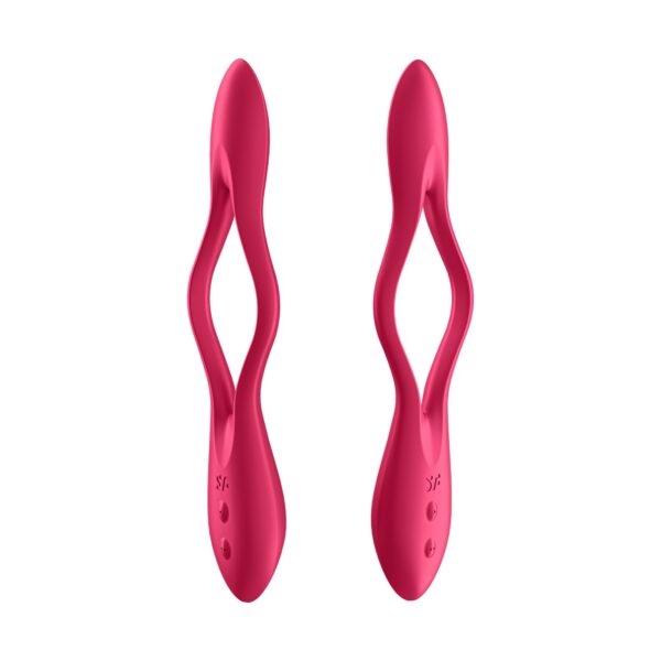 VIBRADOR ELASTIC JOY SATISFYER ROJO - Imagen 4