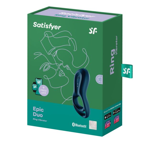 ANILLO VIBRADOR EPIC DUO CON APP SATISFYER - Imagen 7